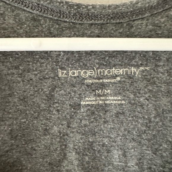 liz claiborne maternity tank. Heather grey. - Picture 2 of 2